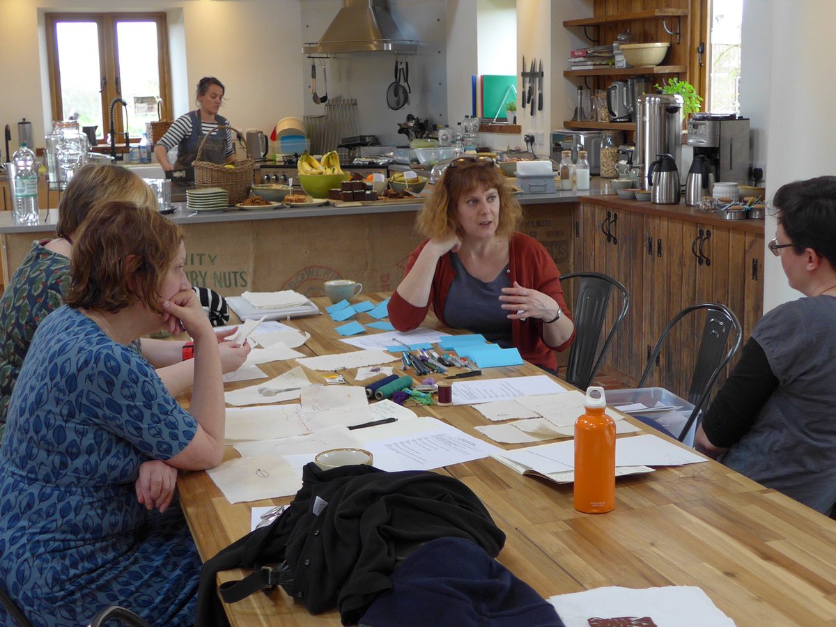 StitchingTgthr's tweet photo. Making the most of the fantastic spaces at @ClayhillArts in the final set of taster workshops at #STworkshop1 https://t.co/we6a3TPgaA