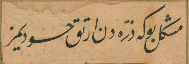 Âlemde zerre denlü değilken vücûdumuz

Müşkil bu ki zerreden artuk hasûdumuz

Bâkî

(Âlemde zerre kadar bile yer kaplamıyorken haset edip çekemeyenlerimiz [zerrelerden de artuk] çok çok fazla...)