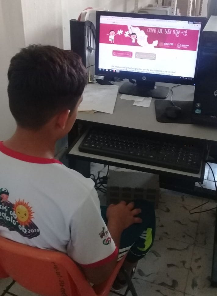 SIPINNAQROO's tweet photo. Gracias al @IEEA_QROO por su apoyo para que niñez y adolescencia participen en #OpiNNA donde las voces de #NNA serán tomadas en cuenta en el Plan Nacional de Desarrollo. Si conoces a alguien de entre 8 y 17 años ¡invítale a participar! 👉https://t.co/oLG5K5YDdZ #FelizMiércoles https://t.co/Twr3JnGzwN