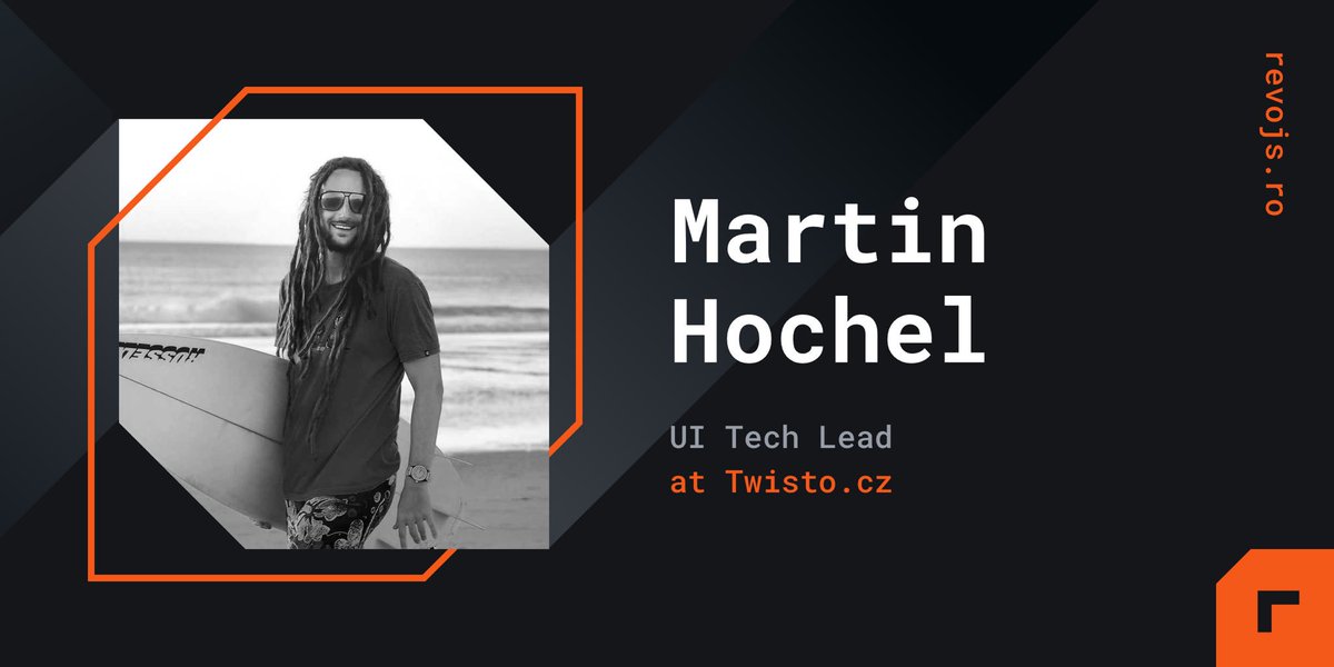 The first speaker to join our crew of change is @martin_hotell, UI Tech Lead at @Twistocz, #GoogleDeveloperExpert and founder of @ngPartyCz.
Martin swears by #JavaScript, #TypeScript, #cleancode and #opensource and writes about them on his Medium account. Can’t wait for his talk!