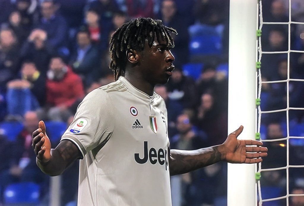 JakeVinciguerra's tweet photo. @juventusfcen comes out to support ronaldo over rape allegations but is SILENT after all of the shit that went down yesterday. SHAME! #MoiseKean #forzakean https://t.co/RltPpFHPJl