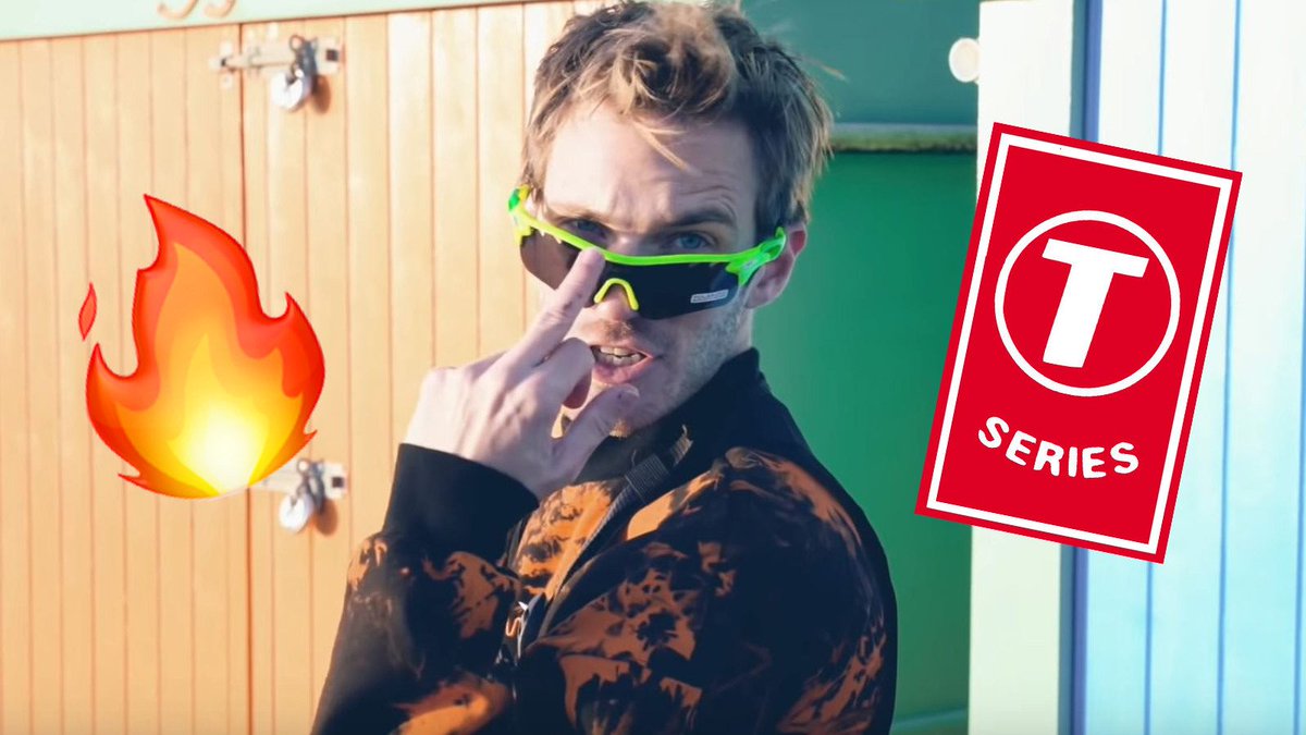 subgap's tweet photo. T-SERIES IS NOW 250,000 SUBSCRIBERS BEHIND US!

LET'S WIDEN THIS GAP! WE'RE ONLY 7,3 MILLION AWAY FROM OUR GOAL!! WE'RE NOT DONE YET!

#sub2pewdiepie #subscribetopewdiepie #RACETO100MILLION https://t.co/imTHex1ZWz