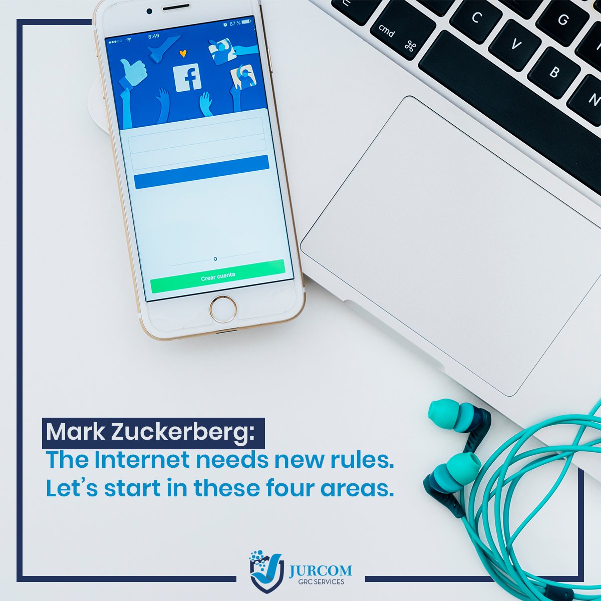 jurcomgrc's tweet photo. Mark Zuckerberg: The Internet needs new rules. Let’s start in these four areas.
https://t.co/tite87OCEQ
#jurcom #facebook #markzuckerberg #gdpr #kvkk #fatca #mifid #corsia #eudamed #hipaahitech https://t.co/EgbKYaRNKt