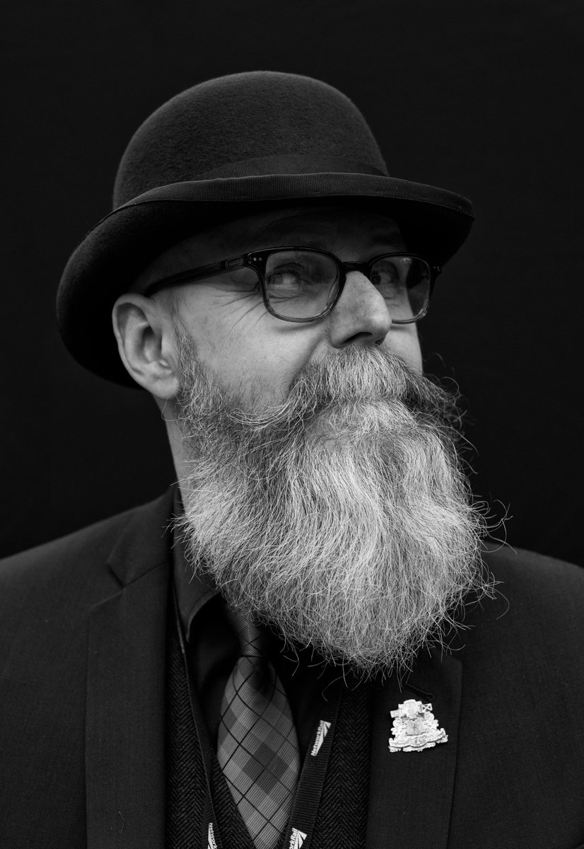 One of my favourite portraits of the year - Mr Paul B Lyons, Central Station historian, top bloke and very possibly the most stylish man in Glasgow. <a href="/plyons45/">Paul B Lyons.</a>