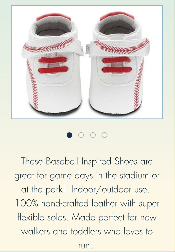 Shop <a href="/RoxSeeStrutters/">RoxSee Strutters</a>  for these #baseball inspired #shoes for #tots ! subscribe and receive an additional 20% off marked prices !