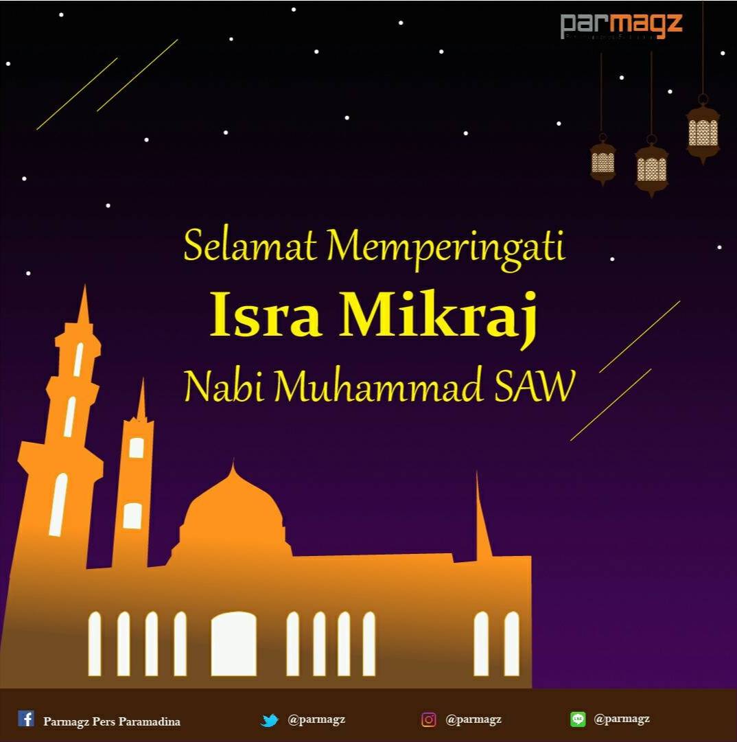 parmagz's tweet photo. Ada pelajaran dalam setiap perjalanan.

Selamat merayakan Isra Mikraj, mari teladani keluhuran perangai Nabi Muhammad SAW. https://t.co/Dze358Fi4E