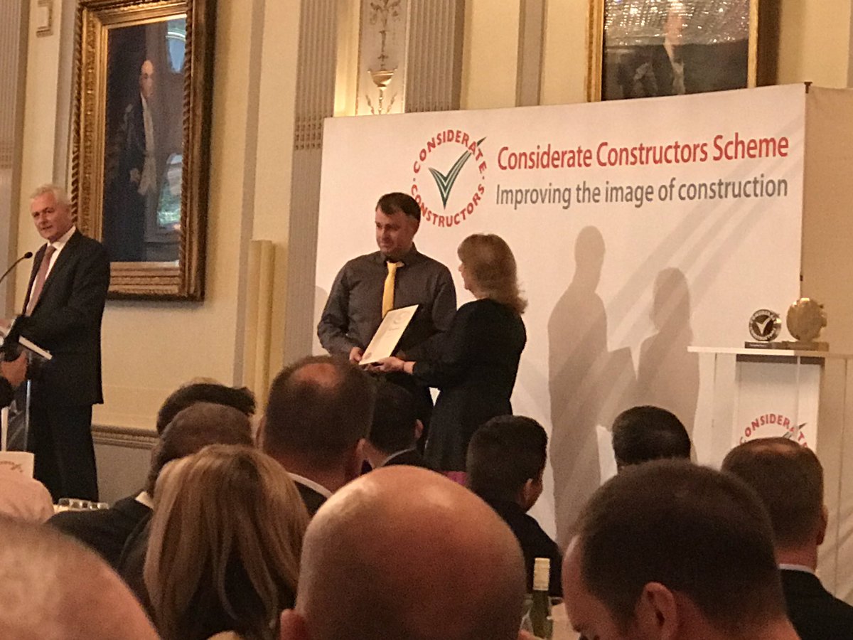TishiiTishuu's tweet photo. @KeltbrayGroup In attendance today to receive not 1, not 2 but 3 National Site Awards from @CCScheme #ccsawards #loveconstruct https://t.co/1syIxLnhJ6