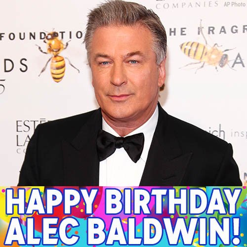 Happy birthday to Oscar-nominated actor Alec Baldwin! 