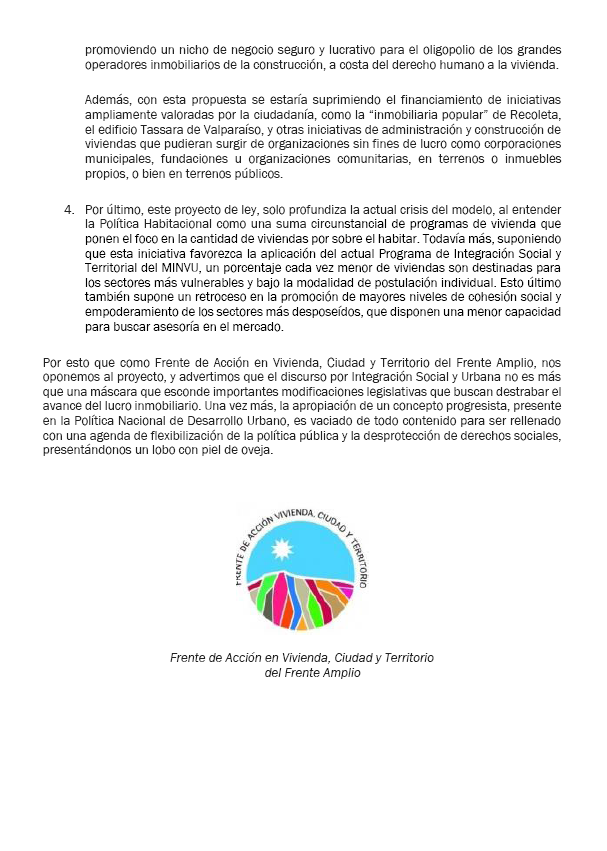 Vivienda, Ciudad y Territorio FA tweet media