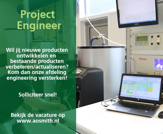 Kom jij onze afdeling engineering versterken? Bekijk de vacature hier bit.ly/2FFzgzy