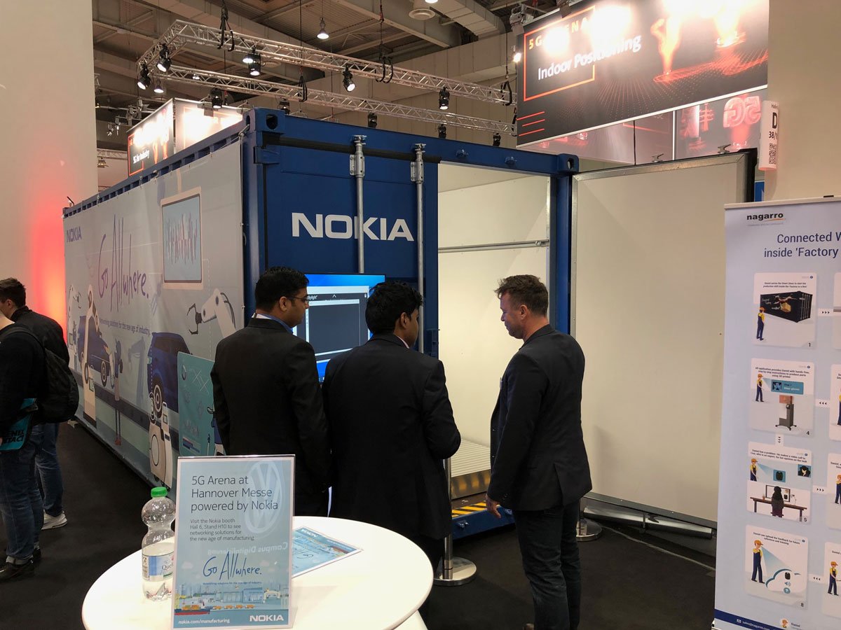 elunic's tweet photo. Nokia auf der @hannover_messe mit Software von elunic für ihr Factory in a Box (FIAB) Projekt #HM19 #HannoverMesse2019 #Nokia #Industrie40 #FactoryInABox @nokia https://t.co/MYdVghSGmn