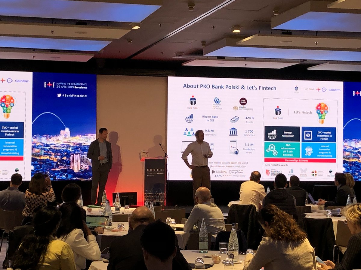 WeAreQorus's tweet photo. Let's #Fintech! Not just a mindset, it's the name of @PKOBP acceleration program. Learning more about the bank's successful collaboration with @Coinfirm_io today at #BankFintech19 @kuskowskipawel https://t.co/mPCind4GJu