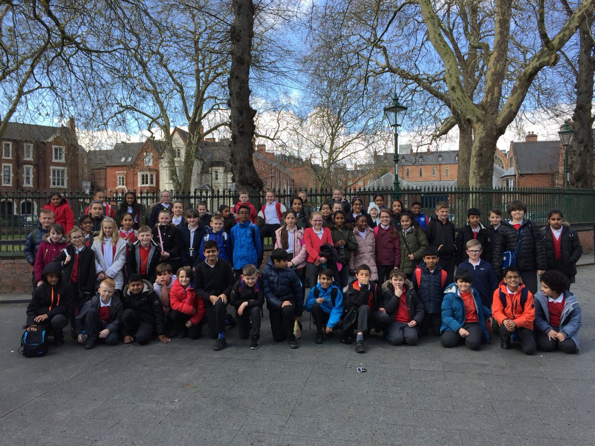 Lots of excited pupils ready to watch the theatre production of Skellig at the Nottingham Playhouse after studying the book for most of the half term.