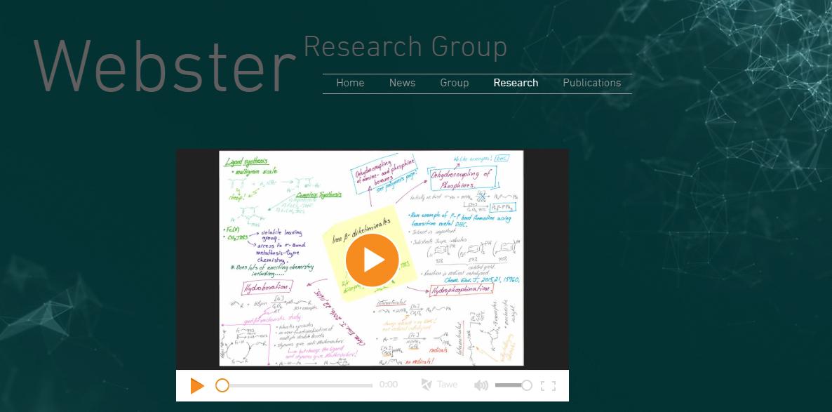 GroupWebster's tweet image. We've revamped our website (white backgrounds are so last year!) - take a look at our new address : rlwebster7.wixsite.com/ruthwebster #groupwebsite #chemistry @BathChem