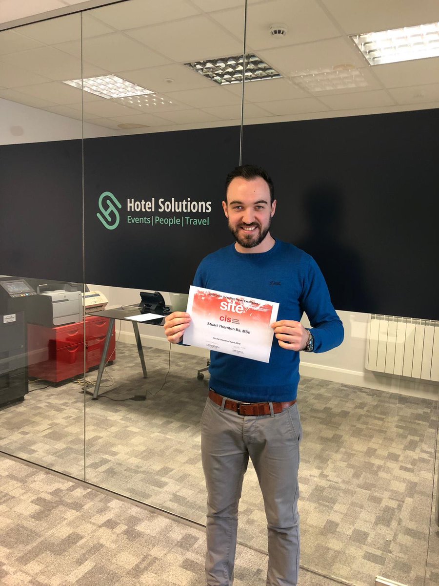 HSolutionsDMC's tweet photo. An extremely proud day for the Hotel Solutions DMC team!
Our Director of Sales & Marketing has been honoured his @SITEGlobal Certified Incentive Specialist certification making him, Stuart Thornton, CIS.
Congratulations @StuThornton91 !
#SITEUnite #incentiveprof https://t.co/h9Jo73uNbc