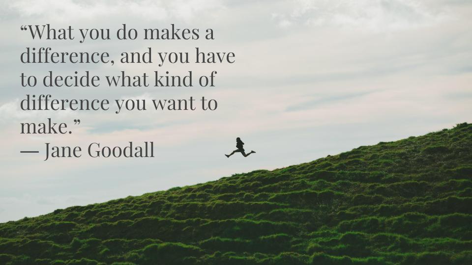 collave_com's tweet image. "What you do makes a difference, and you have to decide what kind of difference you want to make.” 
― Jane Goodall

#WednesdayMotivation
#Collave