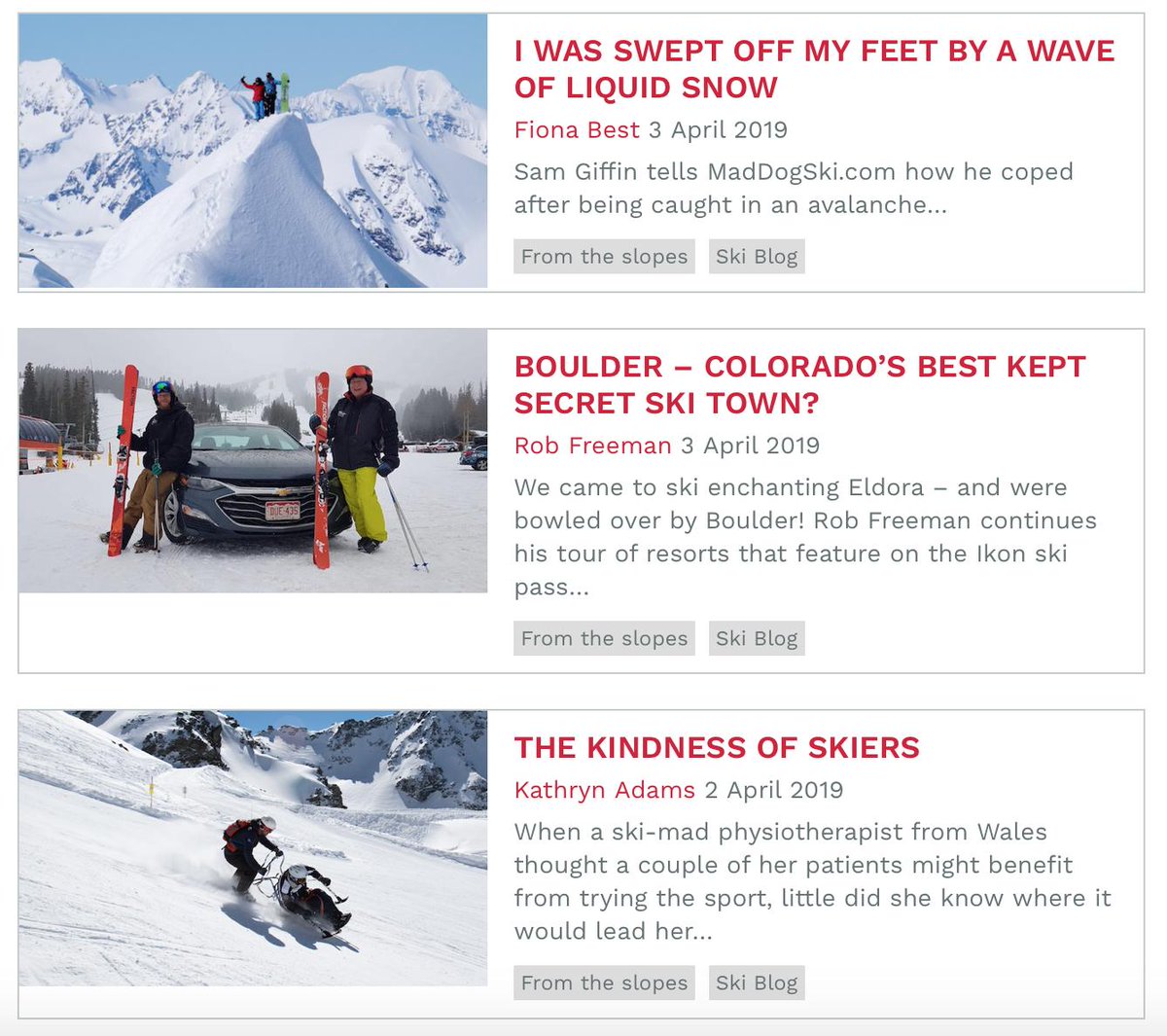 Don't miss out on our scintillating #skiblogs and #skideals. Make sure you subscribe today at maddogski.com/our-newsletter… @skiwrite <a href="/Ski4AllWales/">No Limits</a> <a href="/SNO/">SNO Ski Holidays</a> <a href="/WeAreRoast/">ROAST</a> <a href="/HeavenPublicity/">Heaven Publicity</a>