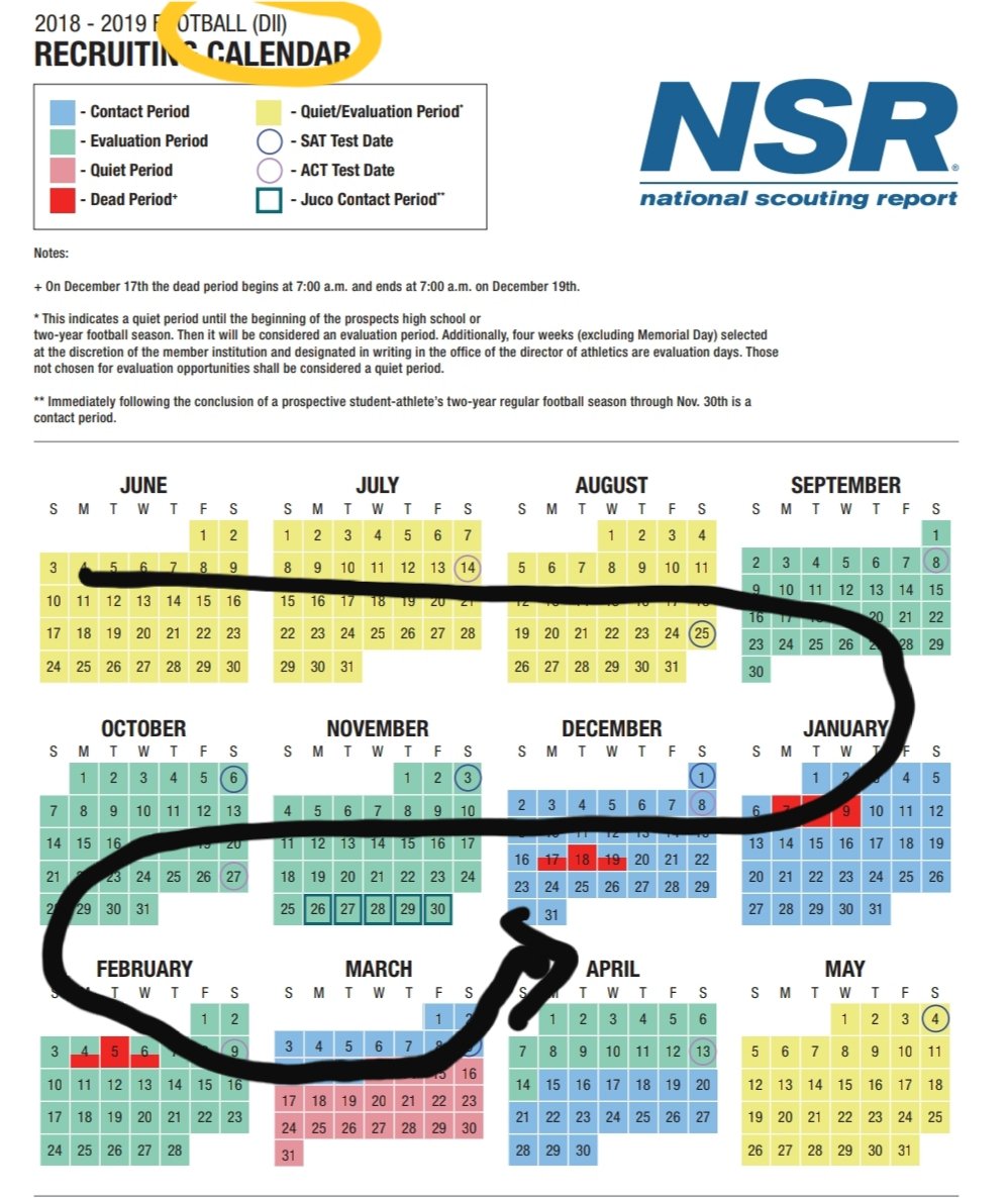 Recruiting calendar...Are you ready?