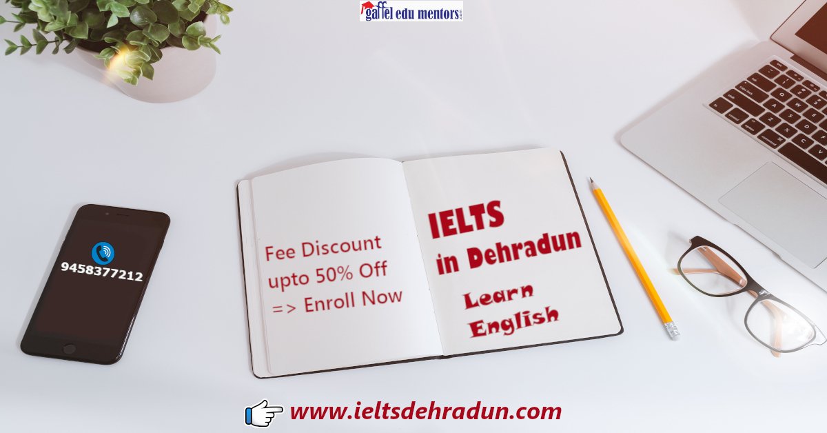 Gaffel EduMentors, A leading brand for Overseas Career Counseling & Study Abroad Test Preparation in #Uttarakhand. Best IELTS and Spoken English Academy in #Dehradun & #Rudrapur
T: 9458377212
#IELTS #PTE #ENGLISH #OET #TOEFL #Study_Abroad #PR #Emigration #Spoken_English #Overseas