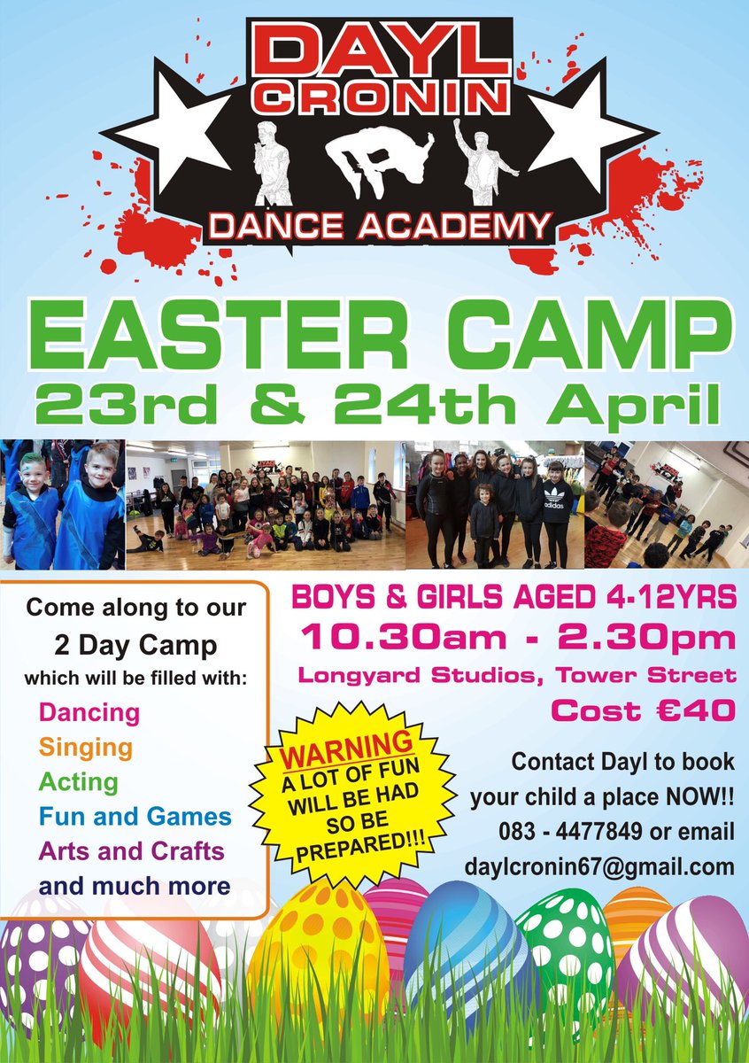 Head over to our Facebook to find out more about the best Easter camp around 🍬🍬🍬🍬