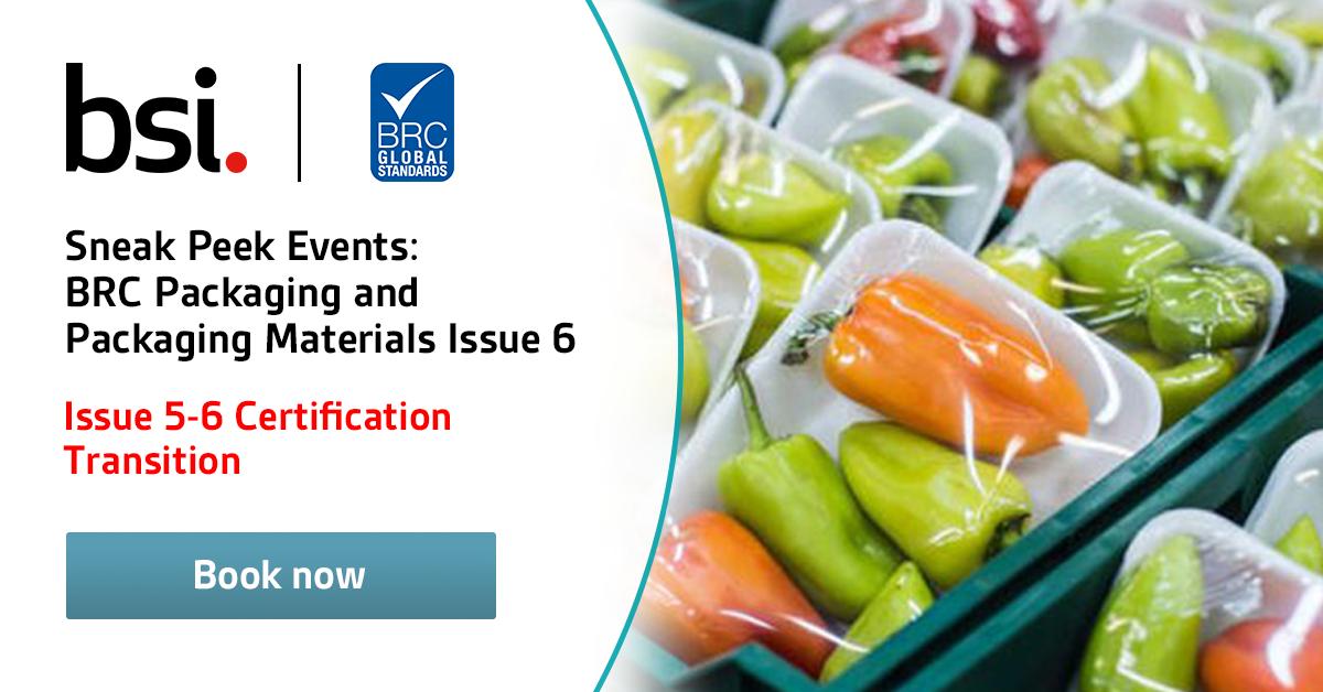 FoodSectorQA's tweet photo. #BRC Packaging &amp; Packaging Materials moves to issue 6 in #2020. Want a sneak peak at what's around the corner? Sign up to one of our #free events running across the #UK via the link below. 
#BRC #packaging #events #bsi #certification #training #help #food
https://t.co/JHulmTBLqG https://t.co/MShdKQvFPC