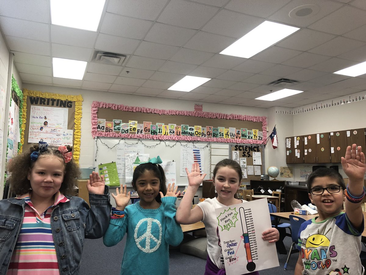 We are so excited for the color run! We already met our class goal!!!  #finchfalcons