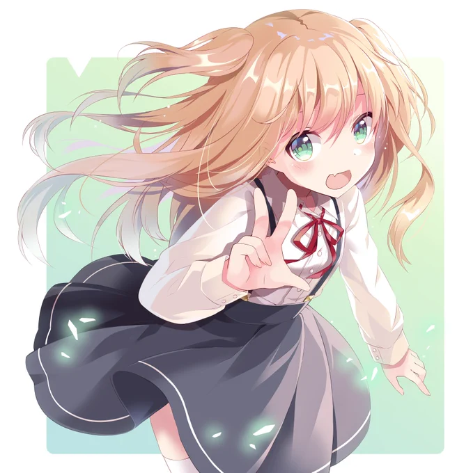 「春ですな～!」
週末のうたげの新キャラ、ちとせちゃんです✨
#オリジナル 