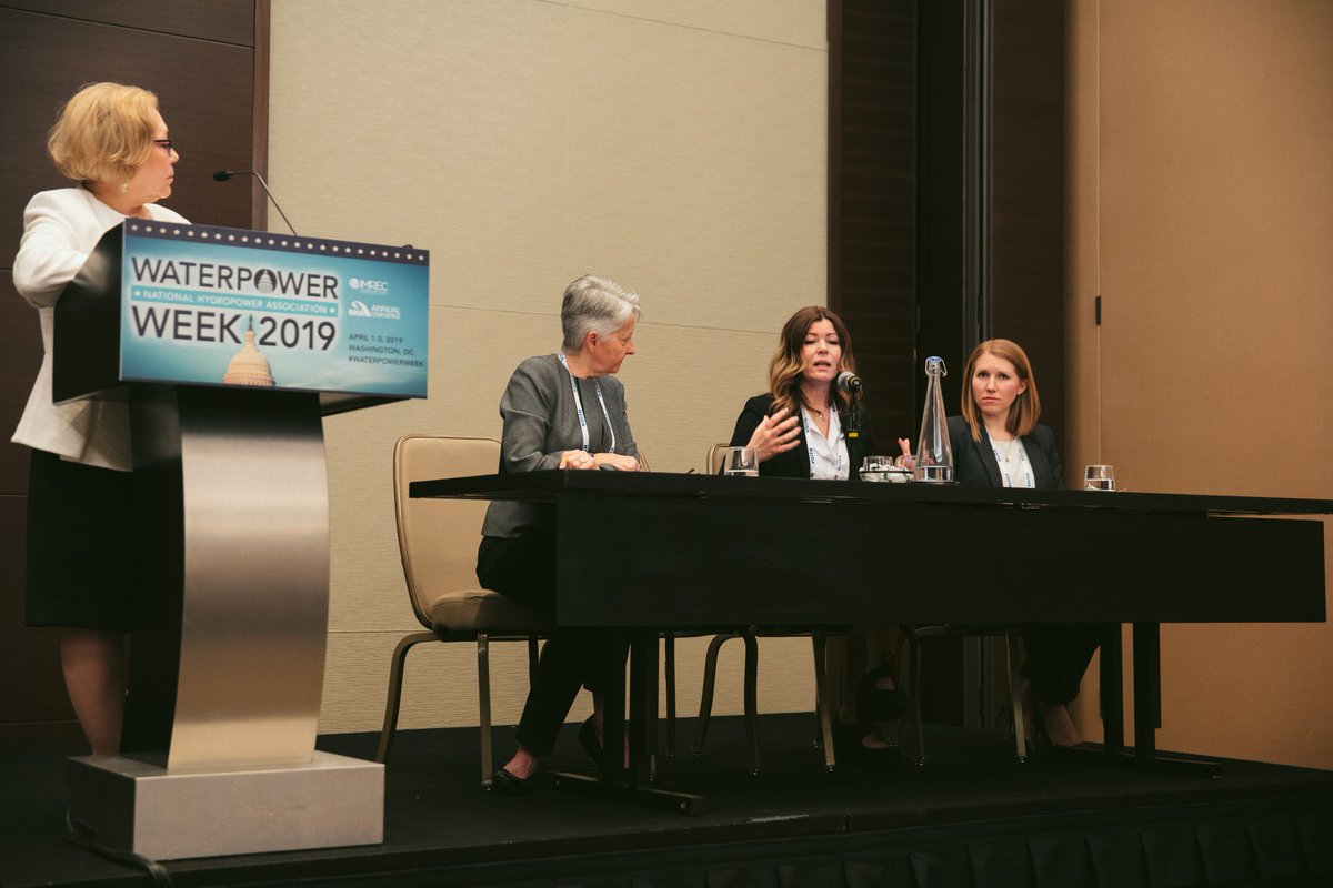 Voith_Hydro's tweet photo. Stephanie Nielson, Business Development Manager, #Voith Hydro, #HyService recently spent a morning #inspiring others at the Women in #Hydropower Breakfast at #WaterpowerWeek. โI never saw any barriers, and perhaps that is why I have never experienced any,โ she said. https://t.co/SpXLa9DARR