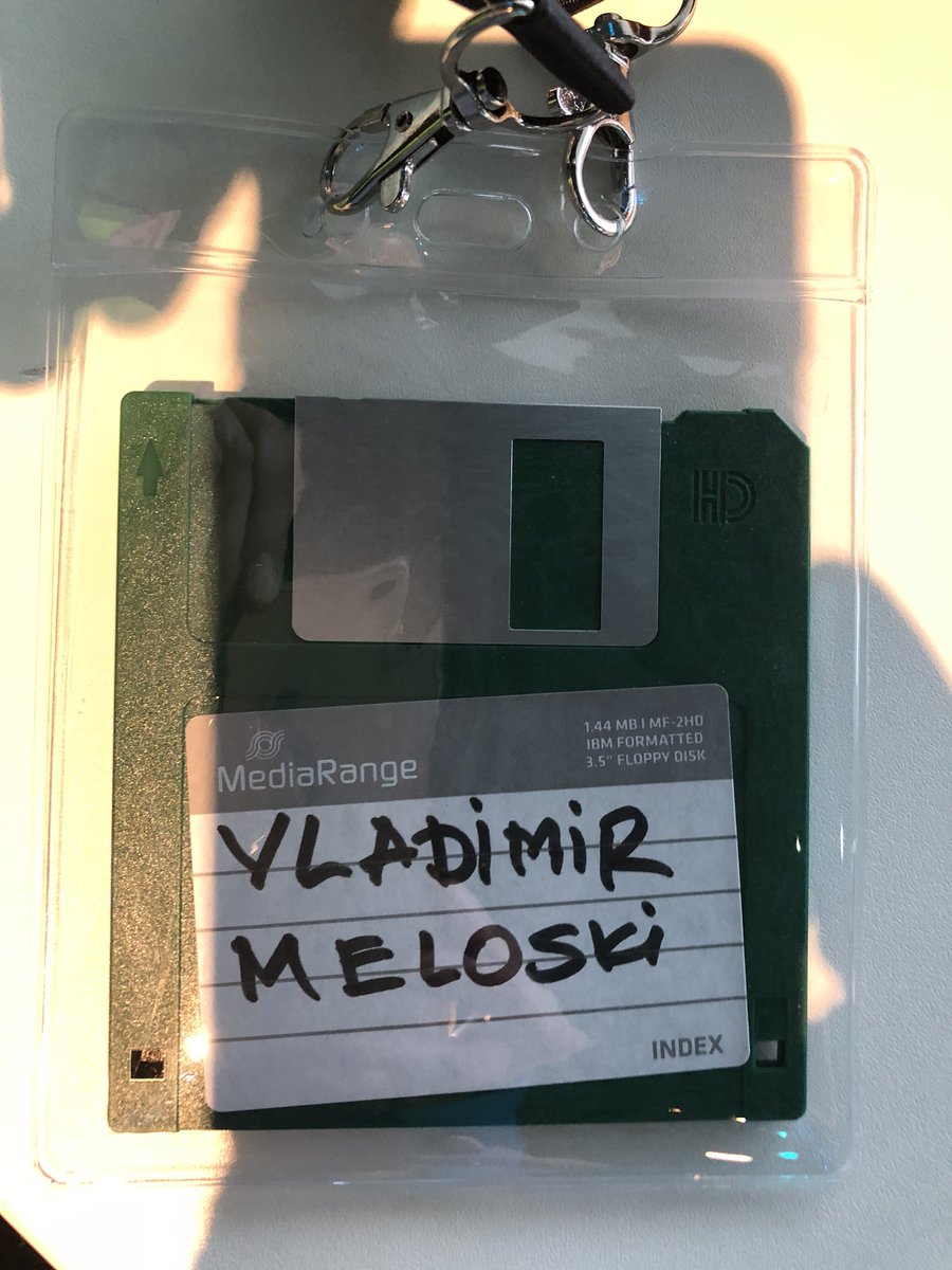 Looking forward to speak at #TechSummitCH in Bern on “Security best practices for business users in Office 365” And I love the conference badge:) #Office365 #MicrosoftTeams #MSExchange