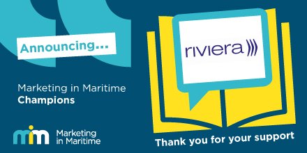 MiMCrowd's tweet photo. Many thanks to @RivieraMaritime for supporting the MiM 2019 event!
Riviera’s brands have served the information needs of the world’s maritime, offshore and energy industries for over 30 years.
Discover their brands at https://t.co/Vt1AjAg8Au 
#mimcrowd 
#mim2019 https://t.co/qq3M2ifQbI