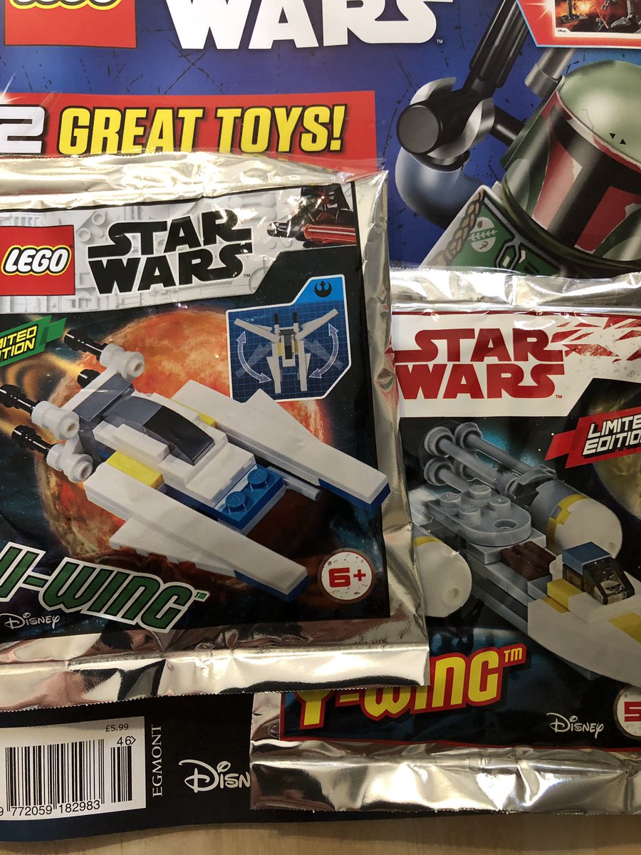 UKToyCollector's tweet image. OUT NOW!! Issue 46 of the #Lego #StarWars Magazine by @EgmontUK 😃👍🏻

With 2 great #LegoKits #UWing &amp;amp; #YWing variant

Next month a very cool looking #IG88 Minifigure

#TheForceAwakens #ANewHope #TheEmpireStrikesBack #EpisodeIX @Disney_UK #LegoStarWars #LegoStarWarsMagazine