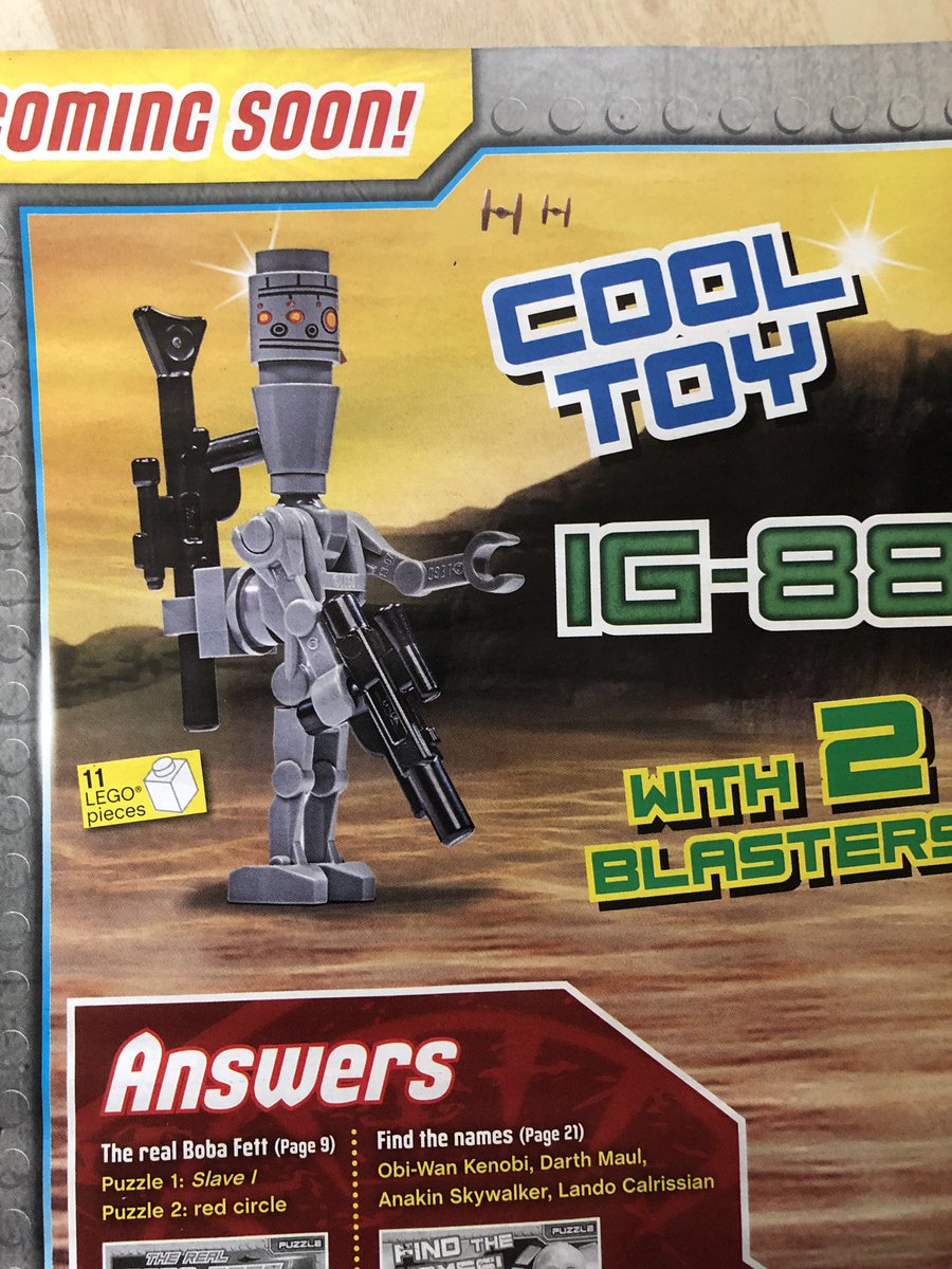 UKToyCollector's tweet image. OUT NOW!! Issue 46 of the #Lego #StarWars Magazine by @EgmontUK 😃👍🏻

With 2 great #LegoKits #UWing &amp;amp; #YWing variant

Next month a very cool looking #IG88 Minifigure

#TheForceAwakens #ANewHope #TheEmpireStrikesBack #EpisodeIX @Disney_UK #LegoStarWars #LegoStarWarsMagazine
