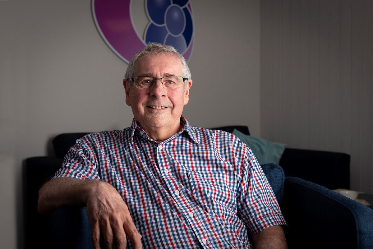ClanNow's tweet photo. After treatment for lung cancer, Gerry found CLAN Cancer Support in Inveruire provided him with a new network of community support and interests. "CLAN brought me back to normality." To hear Gerry's full CLAN story visit https://t.co/B4Sq7oiB7N #Hydrasun #ThinkCancerThinkCLAN https://t.co/Ry1f2Ncqh9