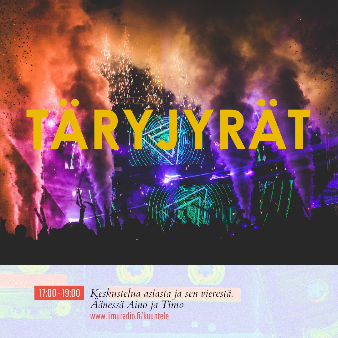 LiMuRadio's tweet image. #täryjyrät palaavat kummempina kuin koskaan rimpuilemaan vanhuutta vastaan.

Nappaa siis dosettisi, ja tule @ainopokela ja @tahonen matkaan limuradio.fi/kuuntele . Perjantaina 5.4. aloitellaan viikonloppu klo 17.00-19.00