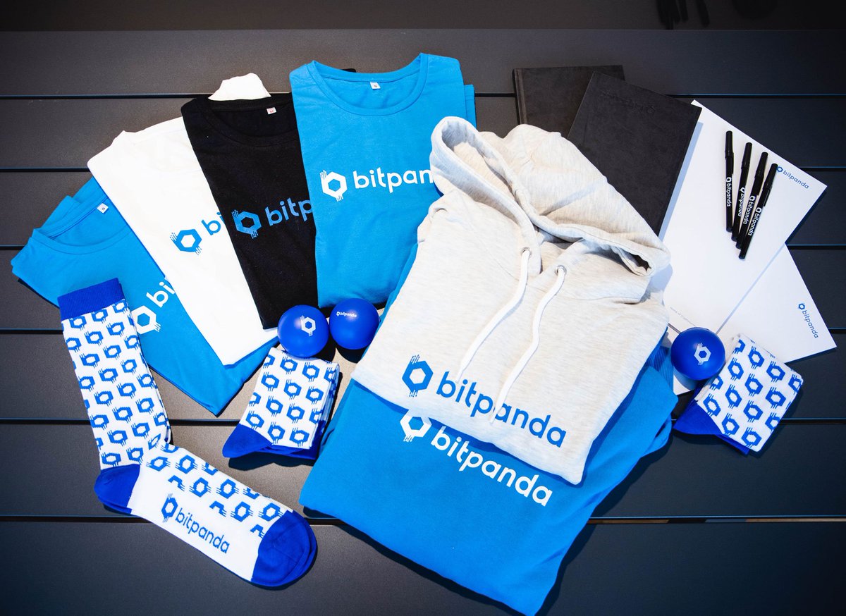 Want to get your hands on exclusive Bitpanda merchandise? 🐼 Then simply retweet and follow @bitpanda to be in with a chance of winning this month’s giveaway! 📦 The winner will receive 1 of every type of item in the photo and be contacted via DM by April 9th #bitpanda #giveaway
