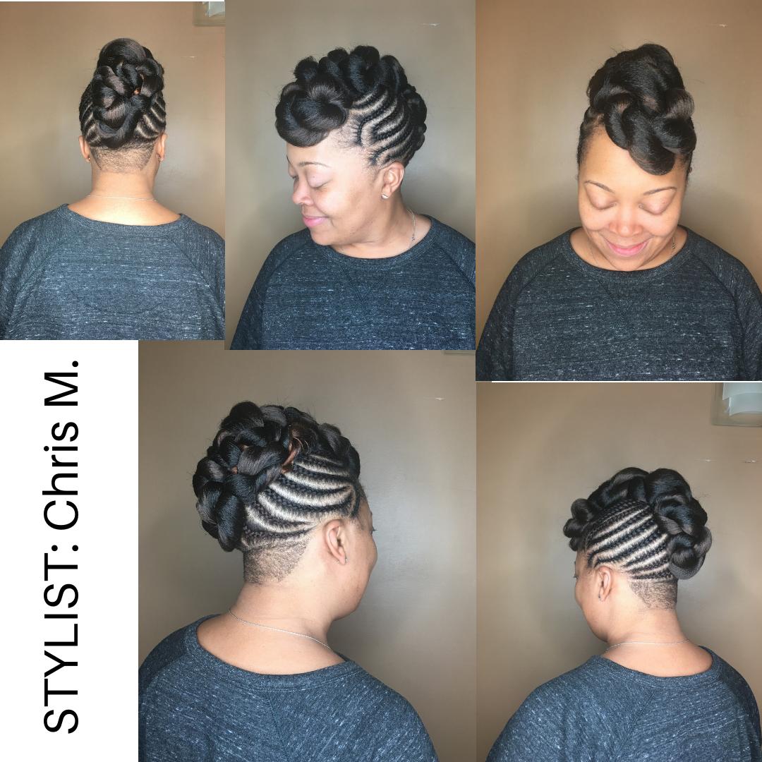 _cultiv8's tweet photo. STYLIST:
Chris M.

#cornrows 
#blackgirlmagic 
#blackgirlsrock 
#nomaintenance 
#protectivestyle
#braids 
#mohawk
#undercut 
#naturalhair 
#natural
#blackbeauty https://t.co/dawRKGe5wj