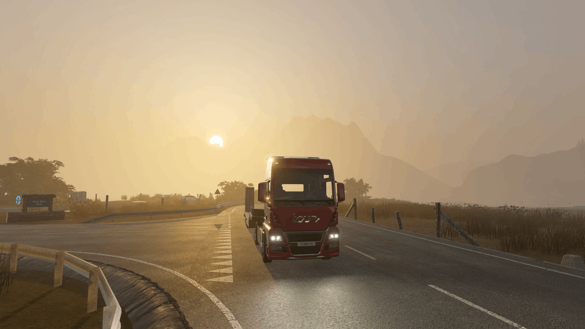 Há algo melhor do que o nascer do sol? #TruckDriverGame