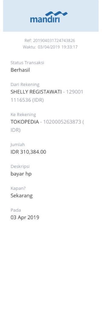 Ad17yaa's tweet photo. @TokopediaCare tolong dikonfirmasi, sya sdh transfer tetapi salah jumlah.. Mohon bantuan untuk ditindaklanjuti.. Trimakasih https://t.co/bhgLvEjIQE