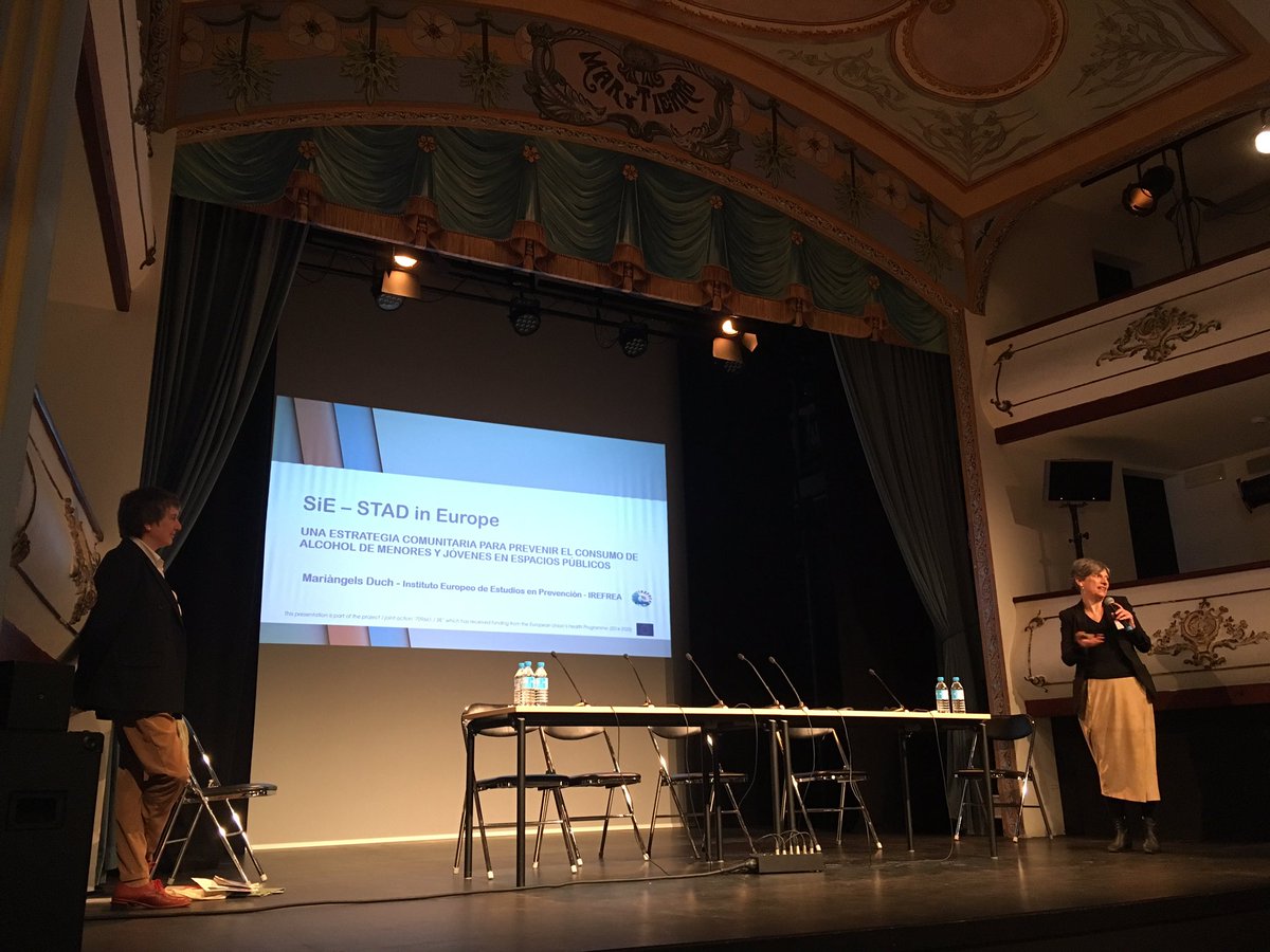 joellaanupol's tweet photo. Mariàngels Duch (#IREFREA) presenting the implementation of the STAD model in Palma - alcohol use in public settings #stadineurope https://t.co/LUKSRmYk1z