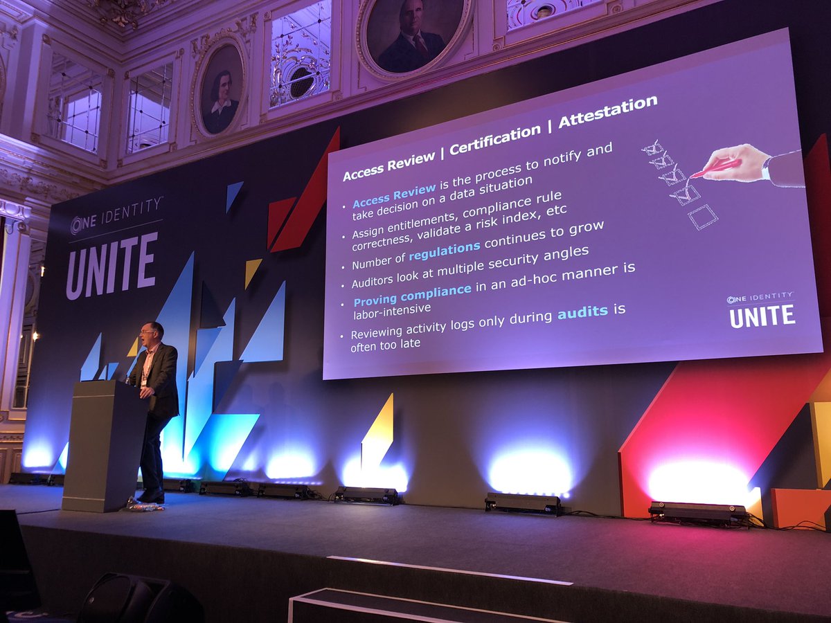 SmplID's tweet photo. Identity Governance Technology: The concept of risk can be used for to improve your audit driven process with One Identity Manager session at #OneIdentityUNITE breakout session with Matthias Bauer
#IdentityManager #GetIAMRight #SmplID #Exceeders https://t.co/y82WmGIQlD