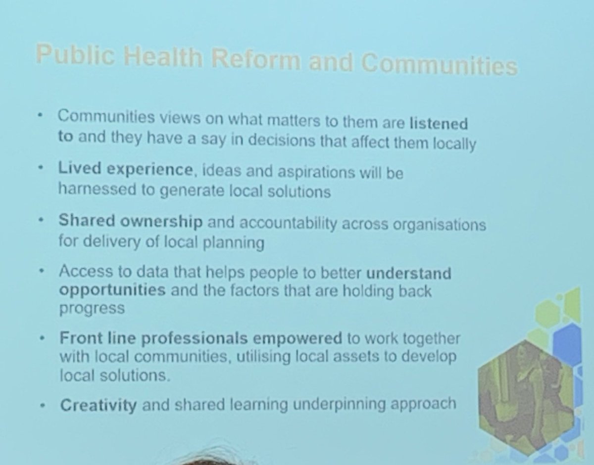 .<a href="/PaulineMCraig/">Pauline Craig</a> of @NHS_HS  shares the #publichealthpriorities and opportunity for #communities and frontline nurses to be involved in #PublicHealth <a href="/QNI_Scotland/">QNIS</a> #QNIS2019