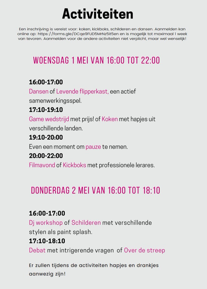 VersaDeKeet's tweet photo. In de meivakantie organiseren we in de Keet een serie spectaculaire activiteiten! Geef je op en doe mee! 💪 https://t.co/AtzK6DP8Nw