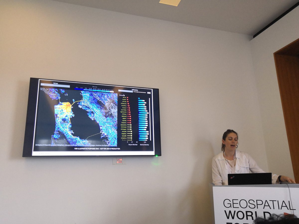 jachapman82's tweet image. Great presentation by Hannah from @mapbox on real uses of business intelligence data from road accidents to emergency shelters and eliminating malaria to influence better decisions towards #SDGs #geospatialbydefault