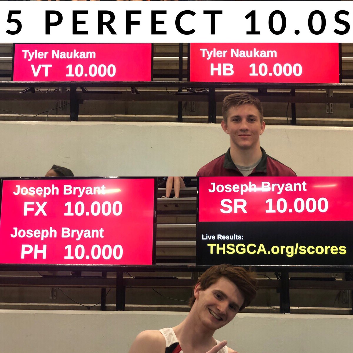 After day 1 of Regionals the boys are in 1st with five 10’s!!!!!!!
<a href="/emsisdathletics/">EMS ISD Athletics</a> <a href="/saginawhstx/">Saginaw High School</a> 
facebook.com/23238643013306…