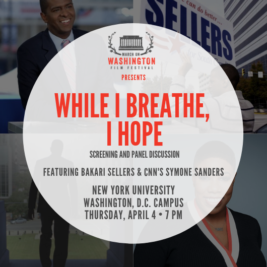 SouthernDocFund's tweet photo. @BakariDoc is screening at @NYUWashingtonDC with @MoWFilmFest tomorrow!! They are launching their impact partnership with @letamericavote and #CapGownVote. Also joining us is @SymoneDSanders for conversation w @Bakari_Sellers after the film #DC @TheRabenGroup https://t.co/sZU3i2Zsjy