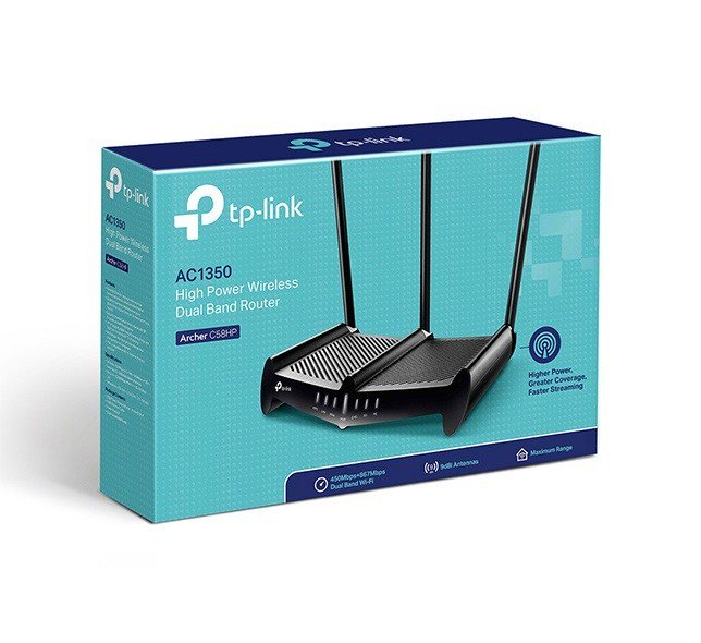 TendexComp's tweet image. 🤩Router Archer C58hp Rompemuros Doble Banda Ac1350
-Antenas externas de alta ganancia
-Amplificadores de alta potencia independientes
-Mayor poder para romper la pared
-Fácil configuración y gestión