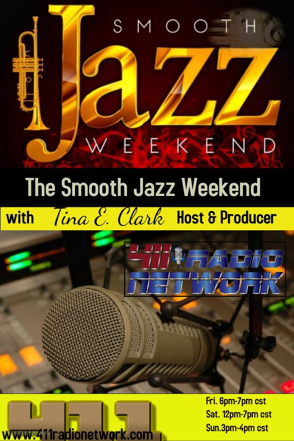 411SportsDFW's tweet photo. Please help us welcome the Smooth Jazz Weekend with Tina E Clark to the #411RadioNetwork Family! #TuneIn to hear the best selection of smooth jazz Fridays, 6PM Saturdays 12PM, and Sundays 6PM CST! #JazzMusic #SmoothJazz https://t.co/UR2L0JZNtL
