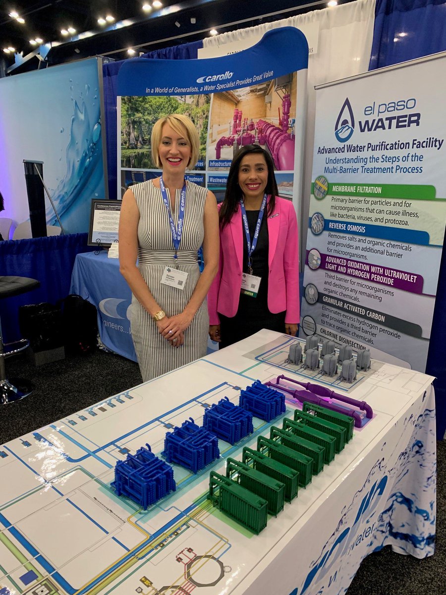 CarolloTweets's tweet image. If you're not already sitting through one of our brilliant engineer's 
presentations, come say hi. We're at  booth 815 in Exhibit Hall D/E. #txwater19