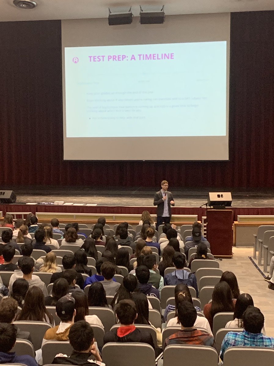 meetalec's tweet photo. We really enjoyed our visit to Bergen County Academies today, where our founder Nathan Kane spoke to the sophomores about test prep, and the differences between the SAT and ACT. https://t.co/SMU4KxxuRG