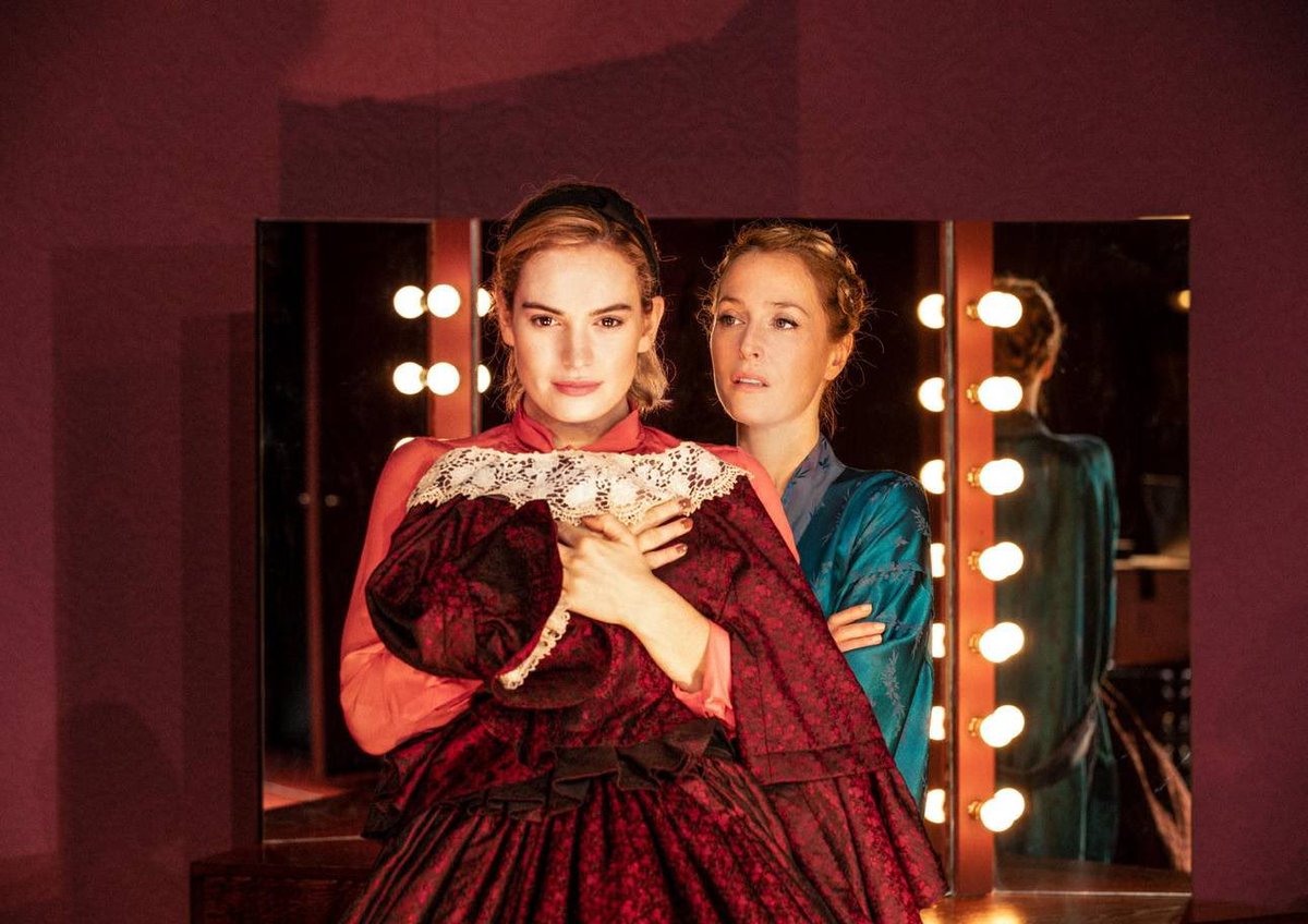 martincurrie's tweet photo. A classy and clever rendition of Mankiewicz’s @AllAboutEvePlay by Van Hove. Sizzling script and a tragically beautiful performance by @GillianA. Lilly James, @MonicaDolan and Stanley Townsend are standout too. Must see theatre. https://t.co/DKCbgmcBri